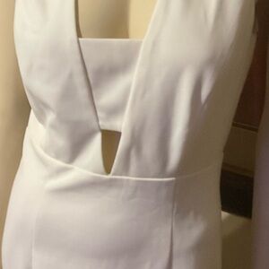 Forever 21 White Backless Dress